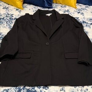 Time and Tru Women's Elegant Black Blazer